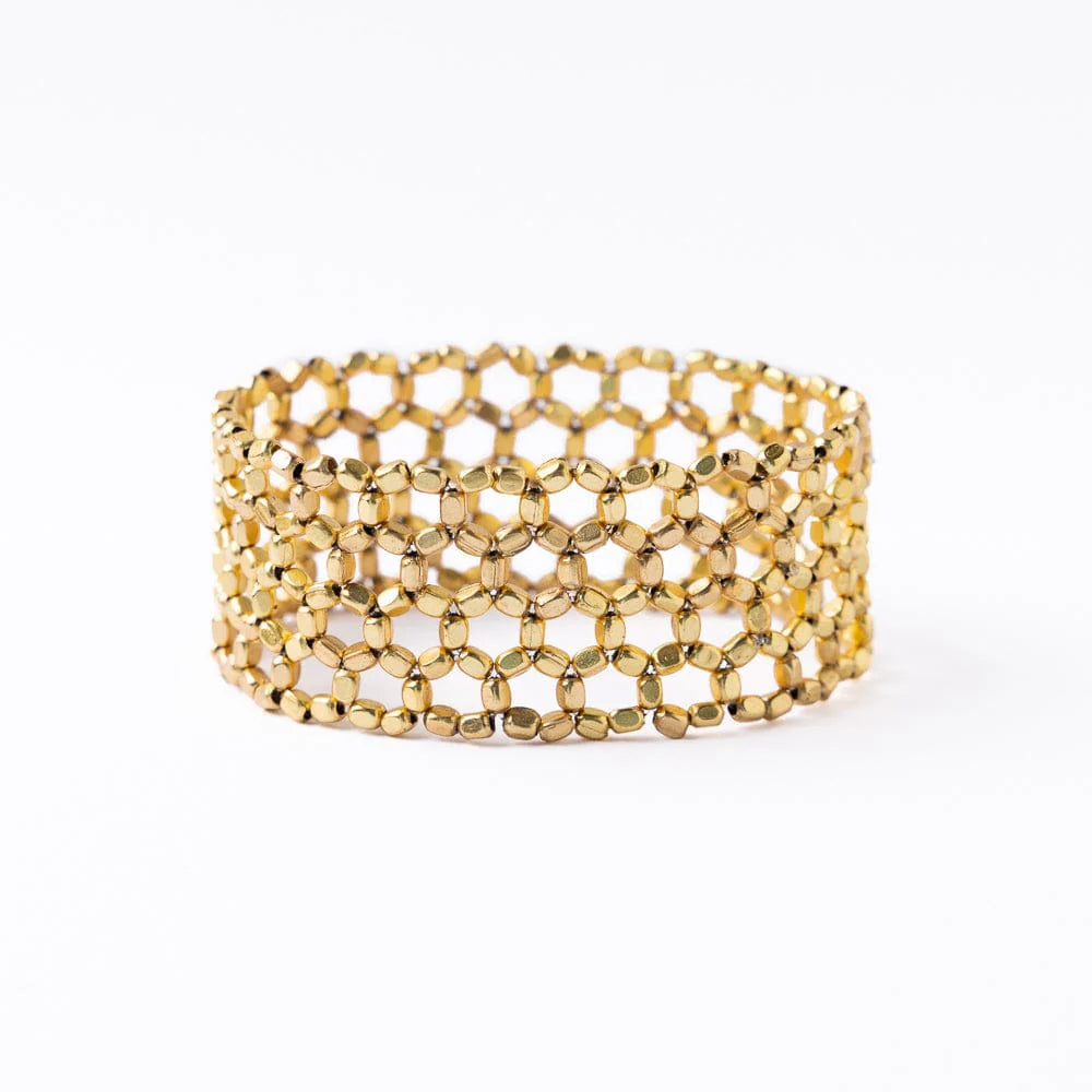 Winnie Stretch Bracelet Brass