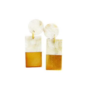 Gold Dipped Cabana Earrings