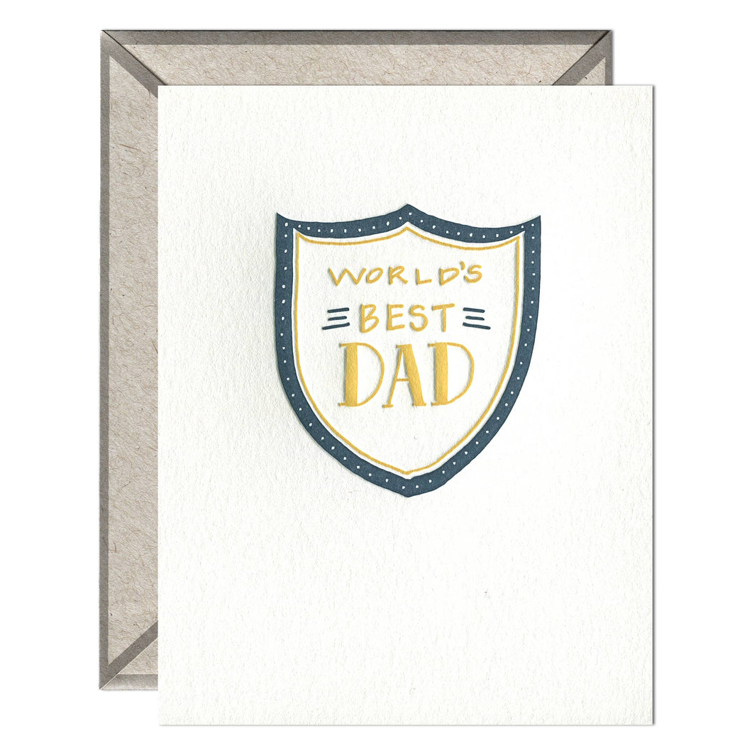 World's Best Dad - Father's Day card
