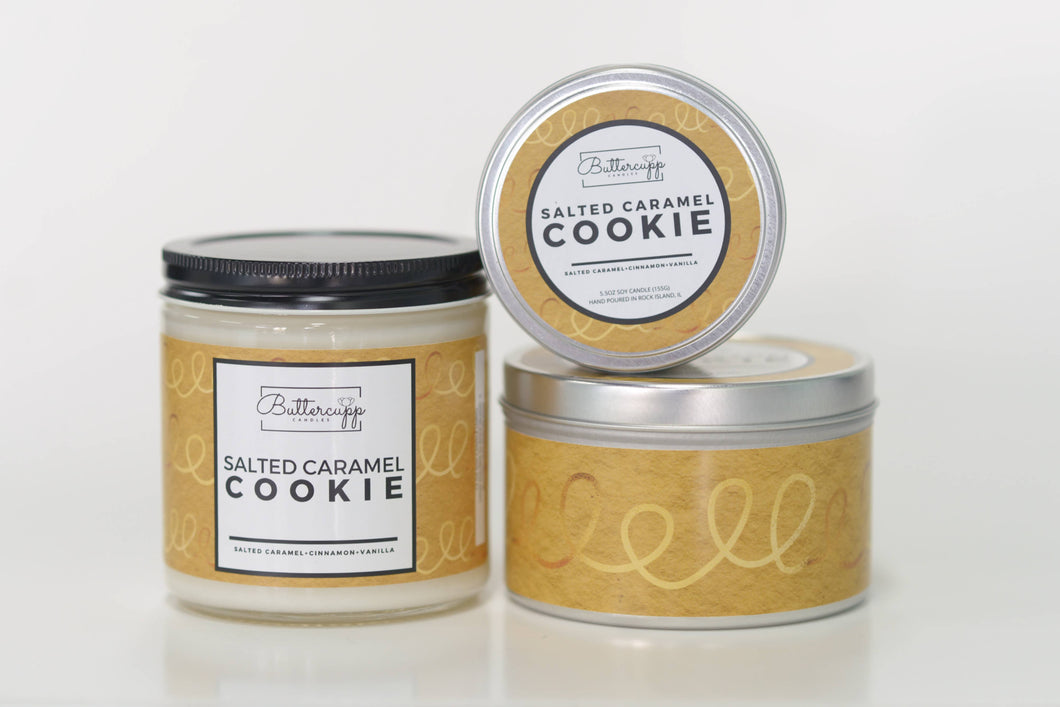 Salted Caramel Cookie Soy Candle and Melts