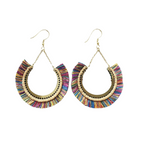 Contoured Fringe Earrings