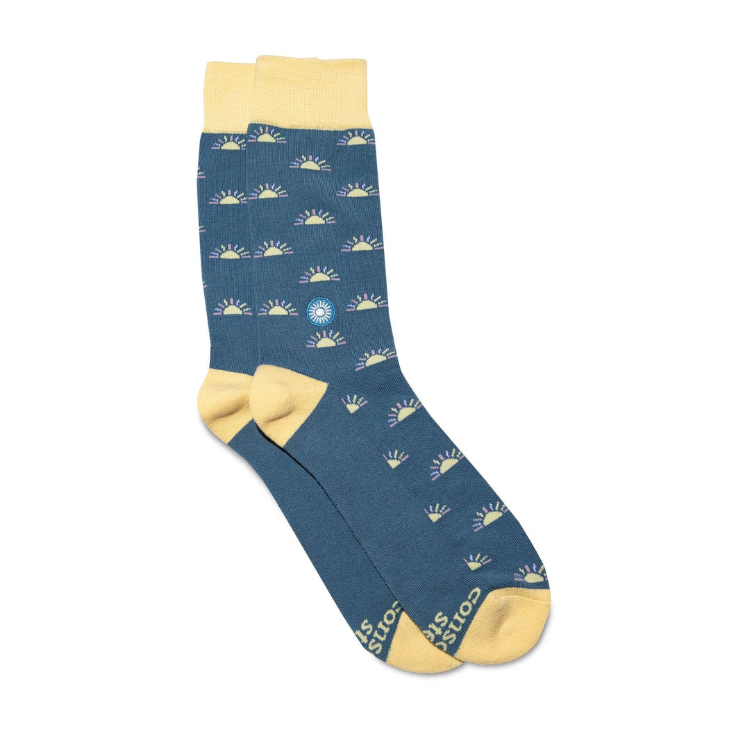 Support Mental Health Socks (Sunshine)