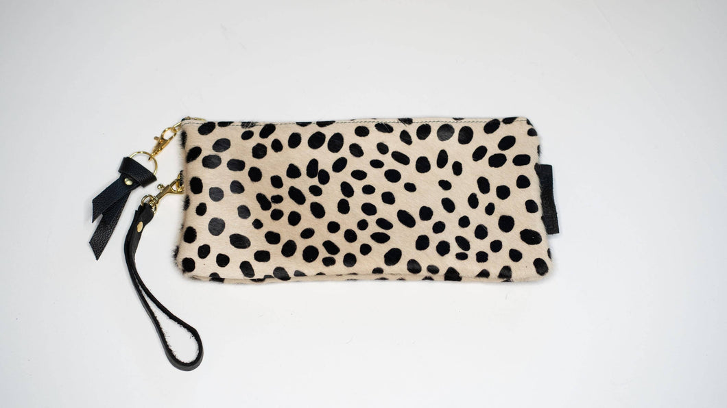 Hair On Leather Clutch