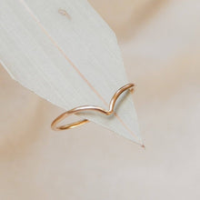 Chevron Stacking Ring