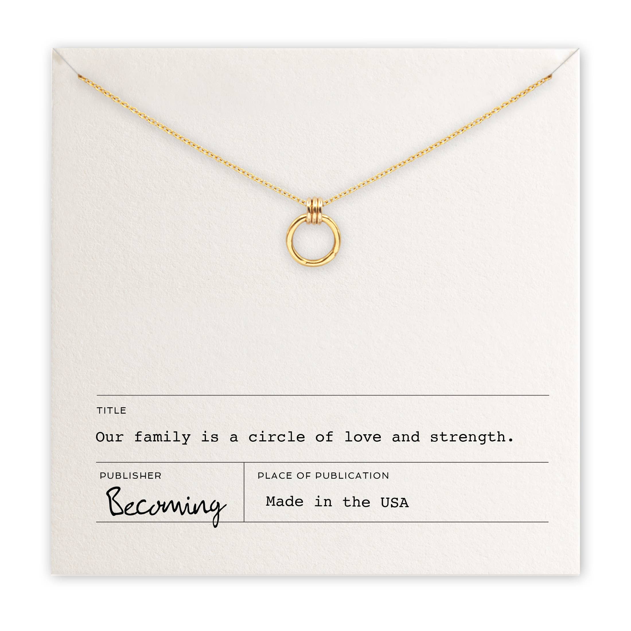 Family Circle Necklace