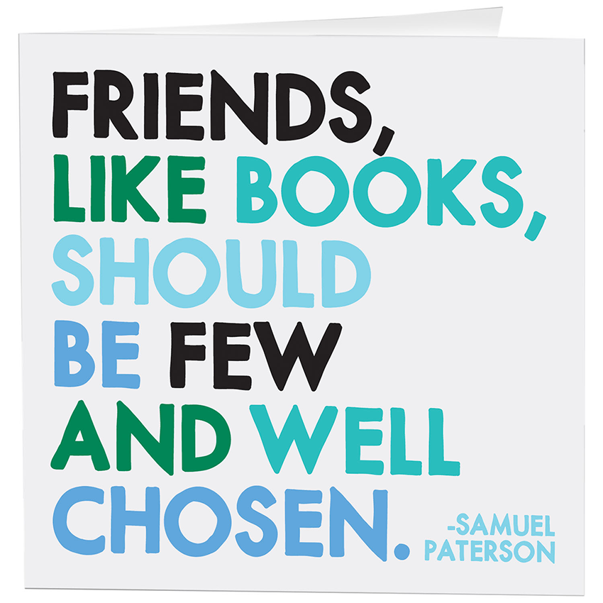 Friends, Like Books (Paterson)
