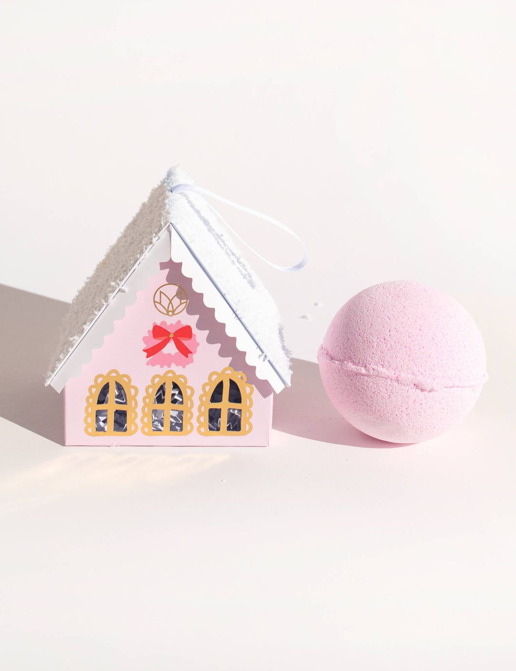 Pink House - Christmas Village Collection