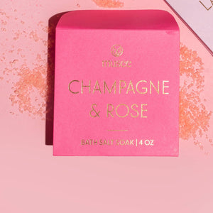 Champagne and Rose Mini Bath Salts