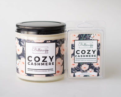 Cozy Cashmere Soy Candle and Melts