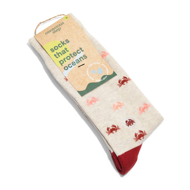 Protect Oceans Socks - crabs