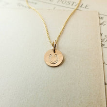 Horseshoe Tiny Charm Necklace