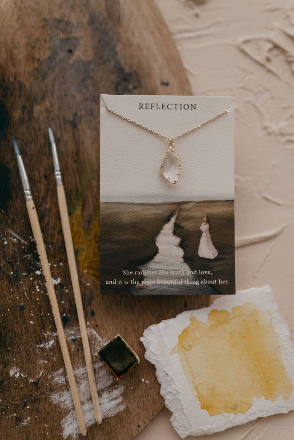 Reflection | Christian Necklace | Minimal Jewelry | Gift