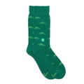Give Books Socks - Green Dinosaurs