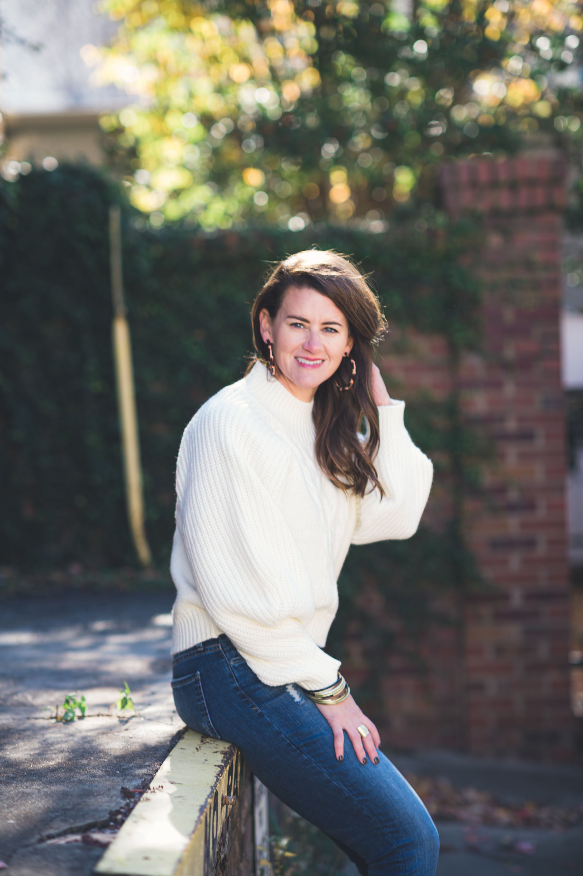 Leopard Mango Wood  Hoops | Binky + Lulu