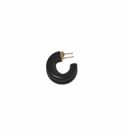 Black Mango Wood Hoops | Binky + Lulu