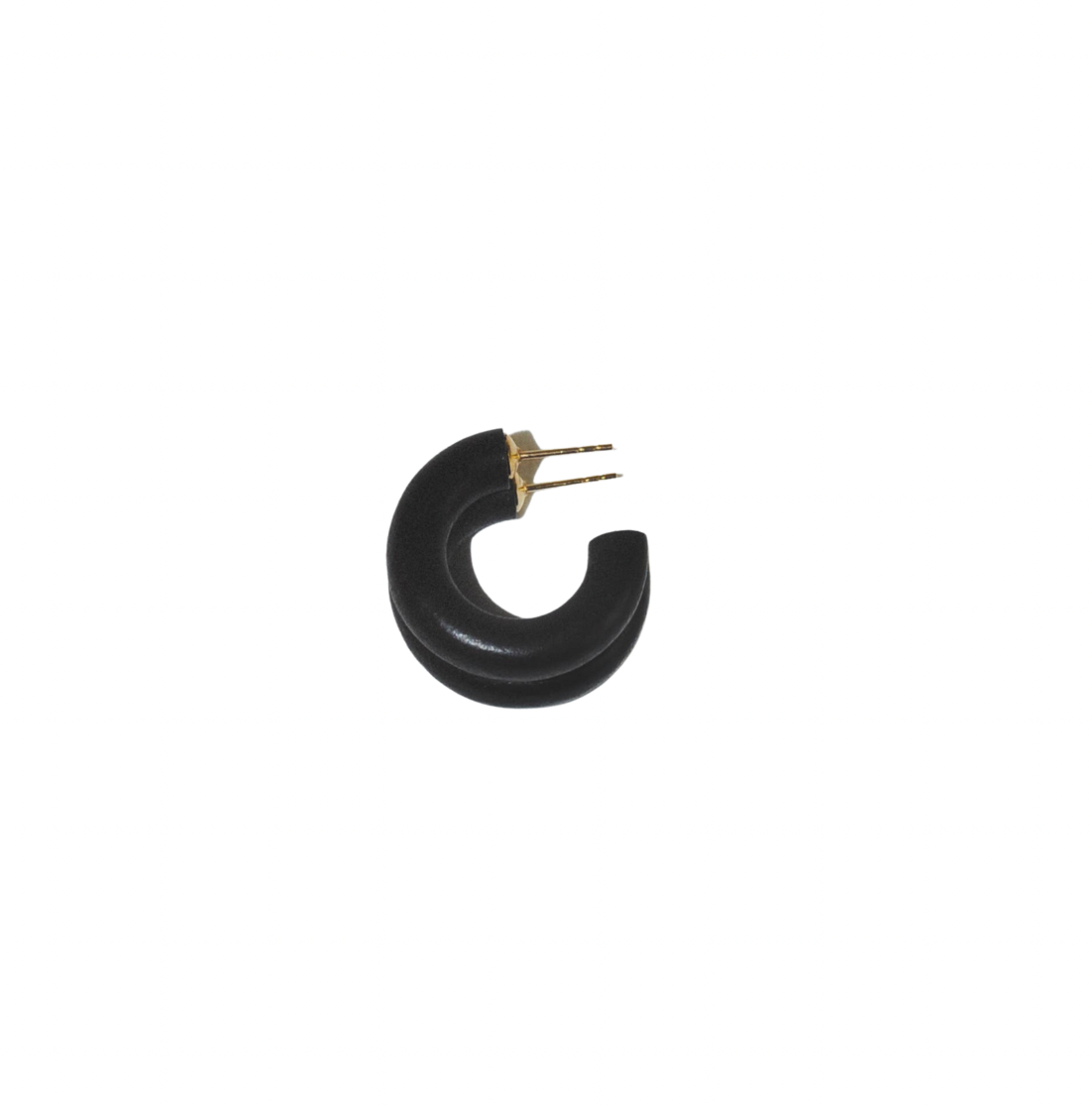 Black Mango Wood Hoops | Binky + Lulu