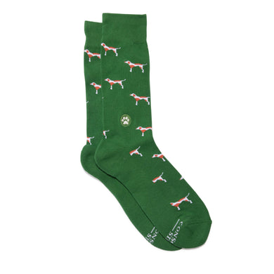 Socks that Save Dogs-Green