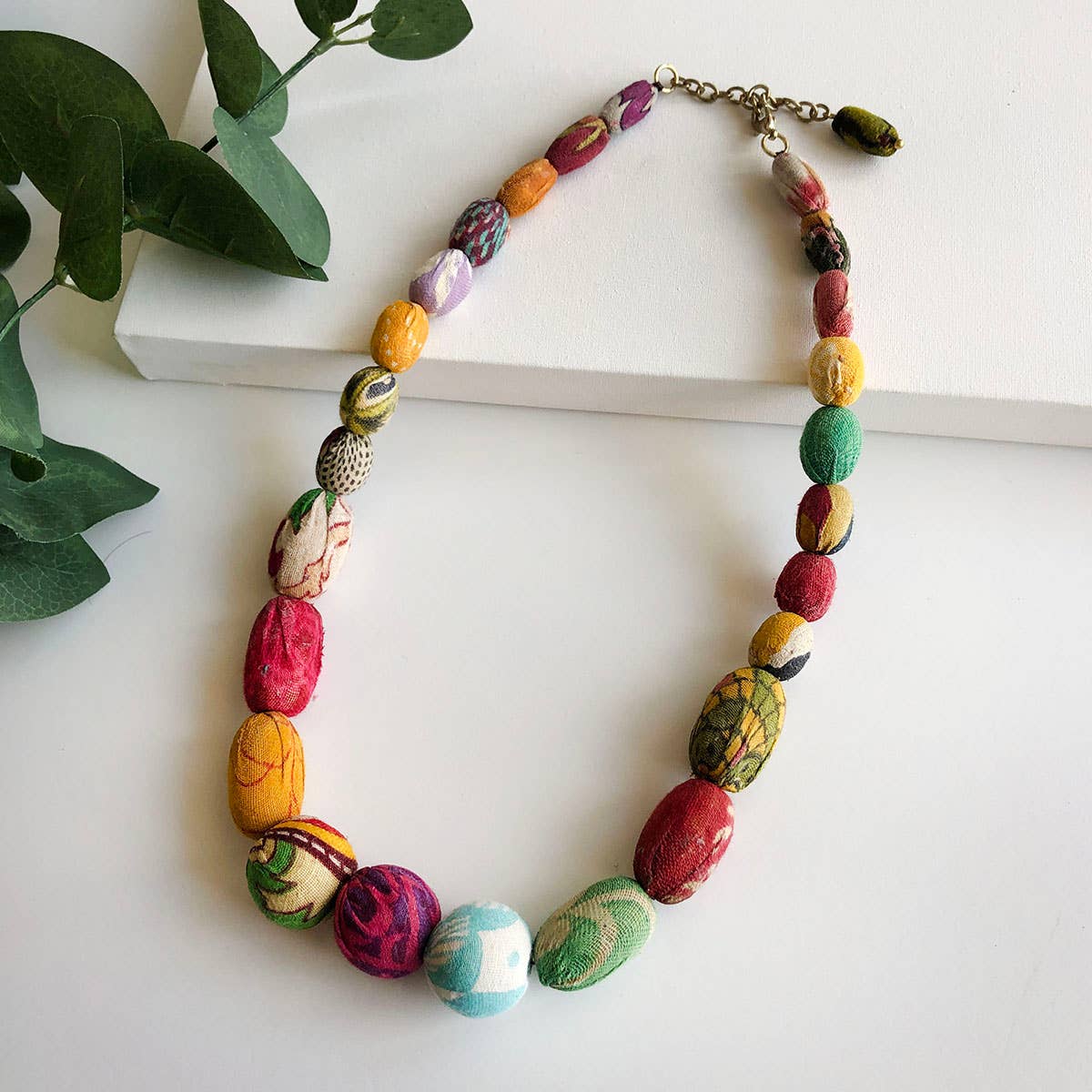 Kantha Halcyon Necklace – Tenfold Collective