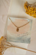 Rest in Him Mini Tag Necklace