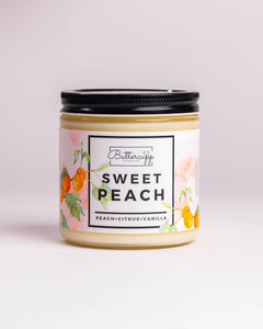 Sweet Peach Soy Candle