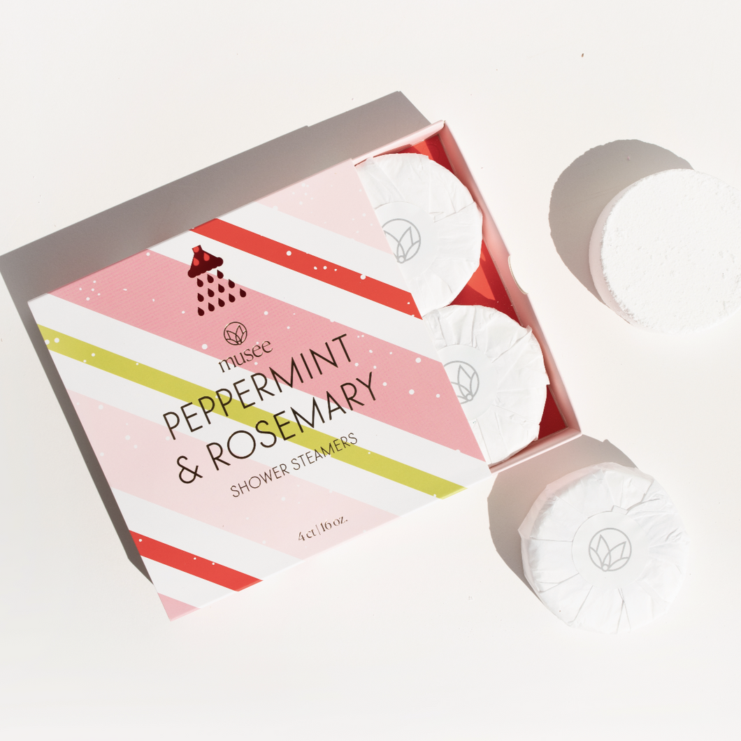 Peppermint and Rosemary Shower Steamers