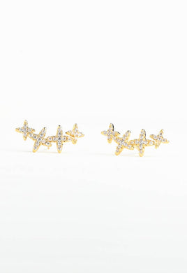 Star Gazing Crawler Earrings
