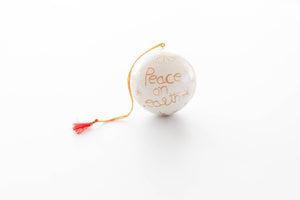 Peace on Earth Ornament