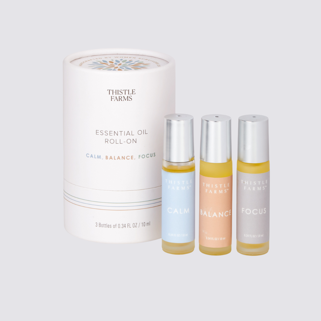Essential Oil Roll-on Trio - Calm, Balance, Focus