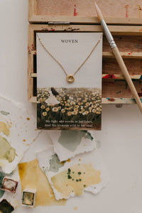 Woven | Christian Necklace | Minimal Jewelry | Colossians