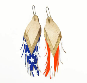 American Flag Feathers