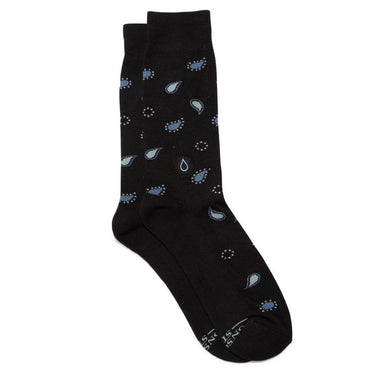 Socks that Give Water - Black Paisley