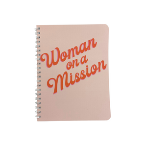 Woman on a Mission Spiral Notebook