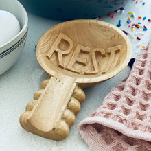 Hand Carved Spoon Rest